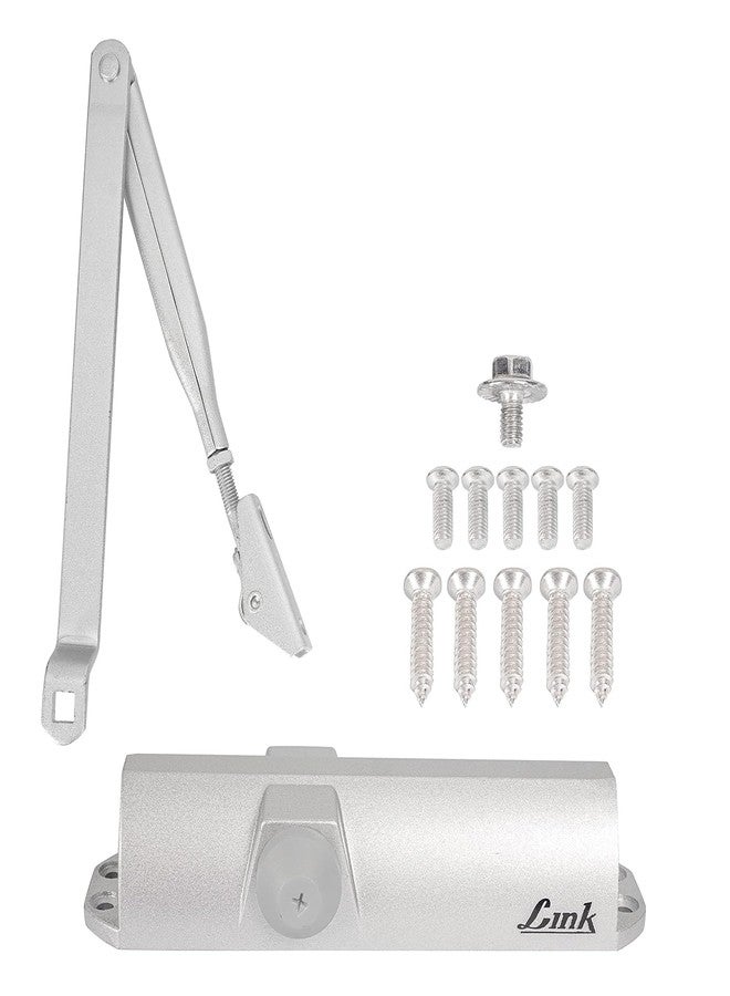 لينك جهاز إغلاق باب سطحي من Link - قابل للتعديل مصنوع من سبائك الألومنيوم، يتحمل وزن باب يصل إلى 100 كجم، ضمان لمدة 3 سنوات، خدمة تركيب مجانية (تطبق الشروط والأحكام) - Image 2